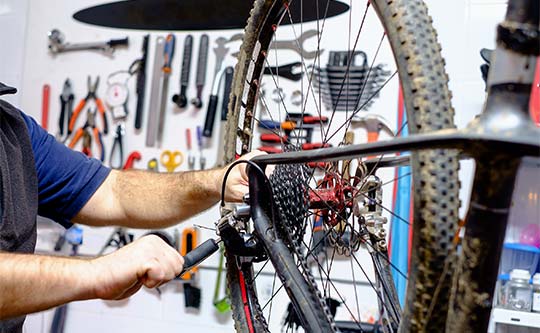 Kids bike best sale repair shop